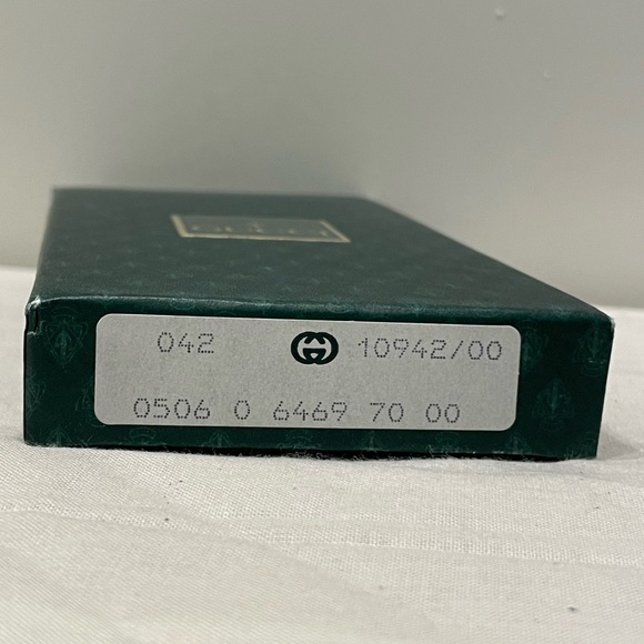 NIB / NWT GUCCI Vintage Gold and Silver Mixed Metal GG Logo BAG CHARM Keychain - Picture 5 of 6